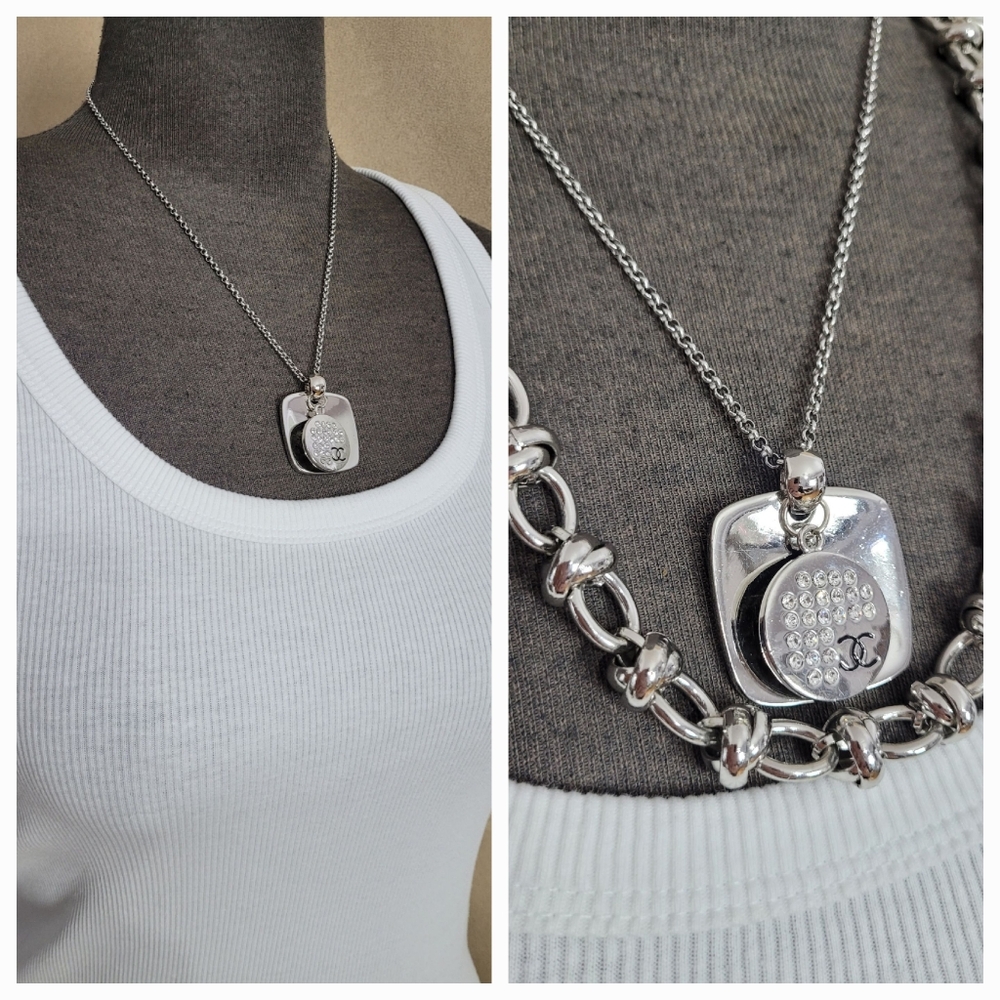 CC LOGO NECKLACE